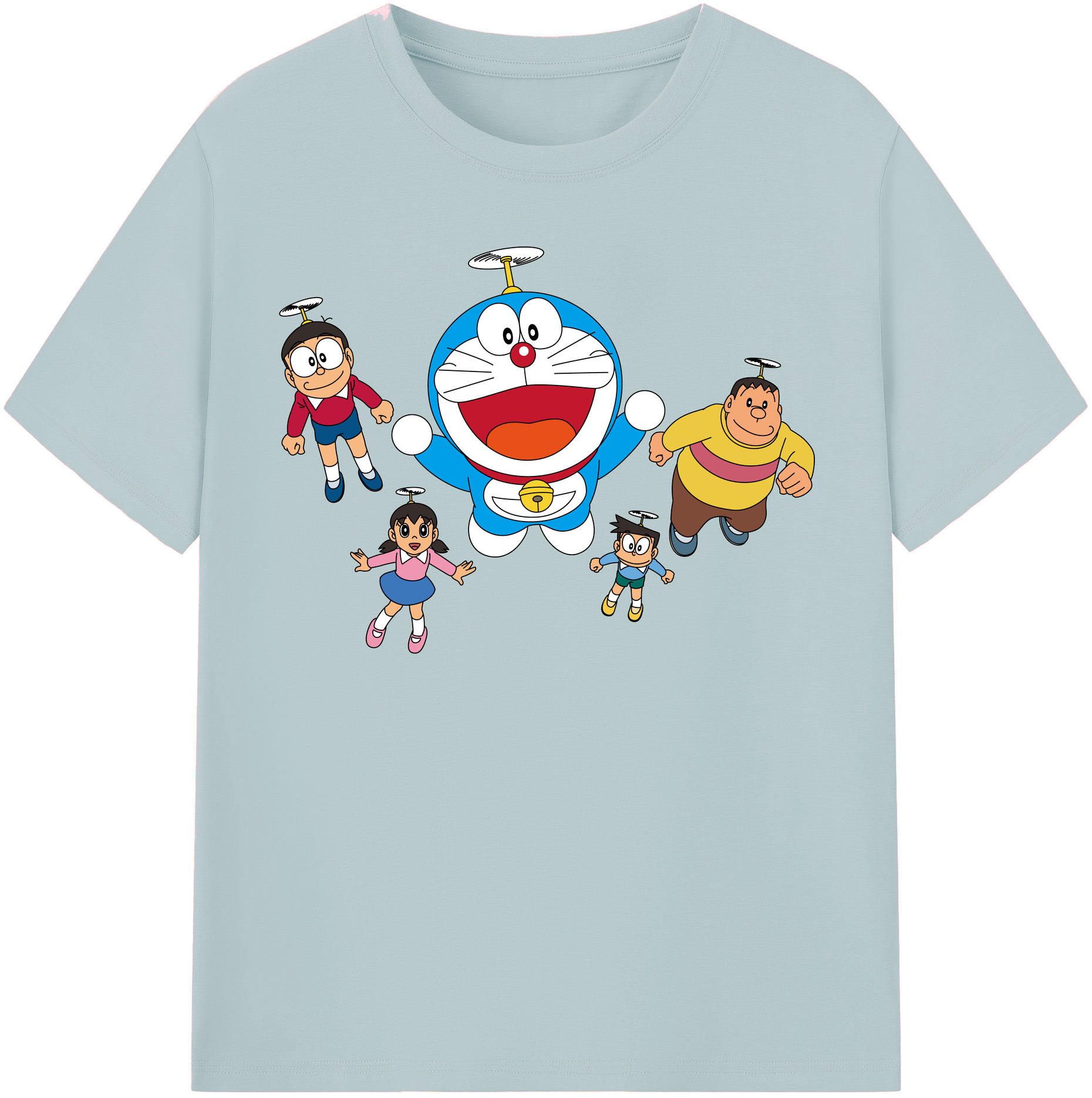 （画像用） ドラえもん 骨川 スネ夫 Doraemon Honekawa Suneo 綿100％半袖Tシャツ（フロントプリント）